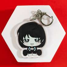 Double-Sided Layered Anime Acrylic Keychain - Cute Cartoon Keyring For ...