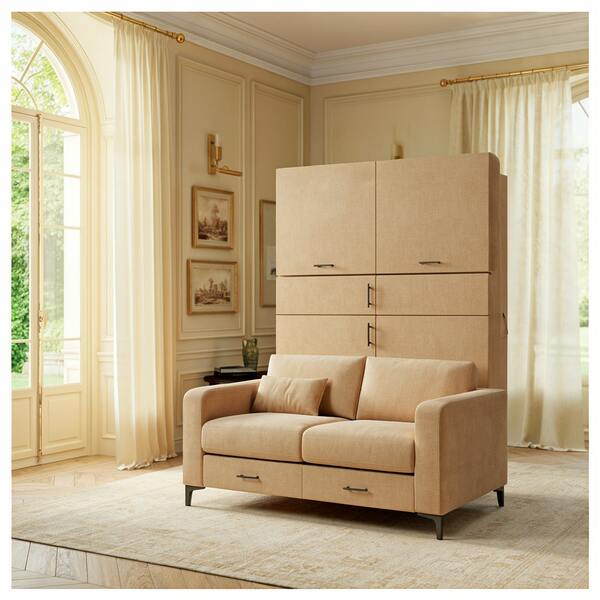 Multi-Purpose Highboard For Home With Tip-Over Protection, Stand Cabinet For Kitchen And Living