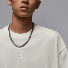 Nike Jordan Flight Essentials Oversize AIR Pullover Solid Color Comfortable Short-Sleeve T-Shirt For Men - 米白色 - 查看 3
