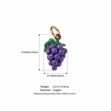 1pc DIY Colorful Summer Oil Drop Cute Animal & Plant Pendant Necklace, Fashion Pastoral Style, Dopamine Style Fashion Necklace, Stainless Steel Vacuum Plated 18k Gold, Displaying Women's Fashion Charm Item, Pendant For Jewelry Making, High-End Jewelry, Stainless Steel Accessory - Multicolor - View 18