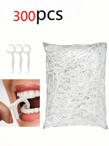 Pacote Combo de Fio Dental 500/300/100/50/5 Peças, Fio Dental de Limpeza Profunda, Cuidados Orais Adequados, Fio Dental Descartável e Portátil, Essencial para Viagens e Uso Diário, Ferramenta de Limpeza de Dentes, Escova de Dentes de Viagem, Acessórios Odontológicos - Multicolorido - Visão 9