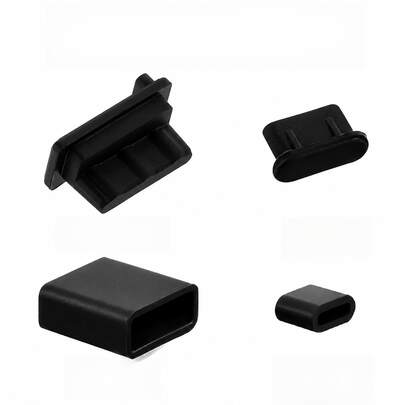 Penutup Pelindung Debu USB Silikon Lembut, Kompatibel dengan Port Pengisian Daya USB A Male, USB A Female, dan USB Type-C, Menghalangi Debu dan Kotoran untuk Melindungi Port Pengisian Daya Perangkat
