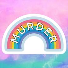 Rainbow , With A Touch Of Black Humor And Rebellious Vibe, Waterproof Vinyl Stickers - Durable Smooth Surface, Self-Adhesive Bumper Stickers, Suitable For Cars, Windows, Laptops, Trucks, Water Bottles - Multi-Functional Durable Design, Car Stickers - Vinyl - View 2
