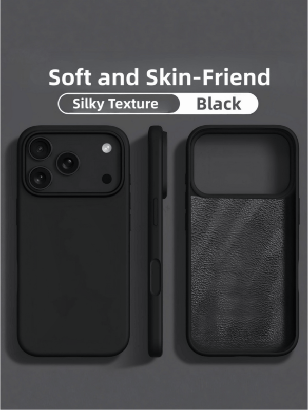 Nouvelle étui de téléphone beige moelleux et absorbant les chocs de luxe, convenant pour iPhone 17 Air 16 15 Pro 14 Plus 13 12 11 17 Pro Max XR XS Max X/XS 7/8 Plus 7/8. Design anti-chute lisse, anti-choc, mode minimaliste, matériau respectueux de la peau