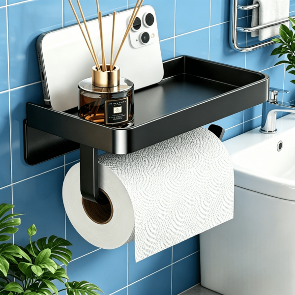 Delme Gerektirmeyen Çok Fonksiyonlu Banyo Tuvalet Kağıdı Tutucu, Tuvalet Kağıdı Rulosu ve Saklama Rafı, Tuvalet Telefon Saklama ve Kağıt Tutucu, Yan Duvara Monte Banyo Lavabo Kağıt Tutucu, Tepsili Banyo Kağıt Tutucu, Aromaterapi Küçük Eşya Saklama Rafı, Düşme Önleyici Kenarlı Banyo Saklama Rulo Kağıt Tutucu, Ev Banyo Tuvalet Yan Duvara Monte Saklama, Banyo Aromaterapi Şişesi Duvara Monte Sergileme Saklama, Banyo Aksesuarları, Banyo Saklama Malzemeleri, Kağıt Kutusu, Kağıt Tutucu, Duvara Monte Saklama Rafı, Banyo Saklama Malzemeleri, Lüks Dekoratif Stil, Tuvalet Kağıdı Tutucu, Banyo Saklama Düzenleyici