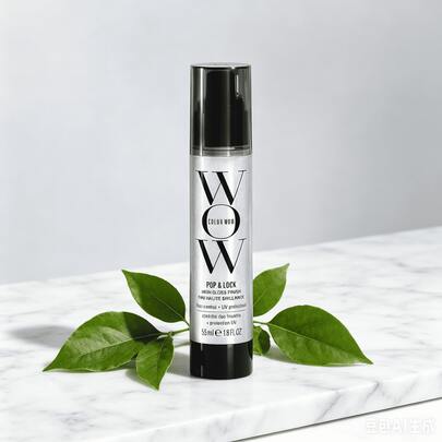 Color Wow Pop & Lock High Gloss Serum, All-In-One Shine Lock, Anti-Frizz & UV Protection Leave-In Hair Finish
