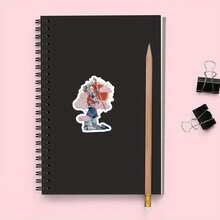 Cloud Red-Haired Female Knight, A Women's Empowerment Theme Illustration Sticker - Waterproof Vinyl Sticker - Durable Smooth Surface, Self-Adhesive Bumper Sticker, Suitable For Cars, Windows, Laptops, Trucks, Water Bottles - Multi-Functional Durable Design, Car Sticker - Vinyl - View 8