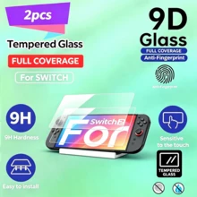 Switch/Switch OLED/New Switch 2(2025)/Switch Lite Console Full Coverage Tempered Glass Screen Protector, Anti-Scratch Anti-Drop - Anti-Fingerprint, Easy Installation, High Definition, Soft, Dust-Proof, Bubble-Free - View 9