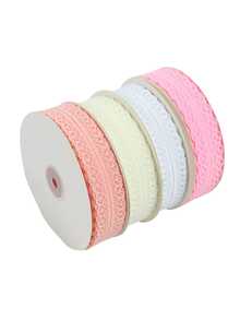 White Lace Trim, Suitable For Bouquet Wrapping, Cake Decoration, Handmade DIY Gift Bows, Birthday Gift Packaging, Party And Wedding Gift Decoration - A - View 6