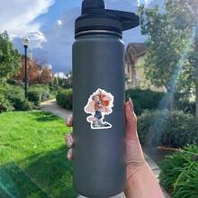 Cloud Red-Haired Female Knight, A Women's Empowerment Theme Illustration Sticker - Waterproof Vinyl Sticker - Durable Smooth Surface, Self-Adhesive Bumper Sticker, Suitable For Cars, Windows, Laptops, Trucks, Water Bottles - Multi-Functional Durable Design, Car Sticker - Vinyl - View 6