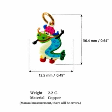 1pc DIY Colorful Summer Oil Drop Cute Animal & Plant Pendant Necklace, Fashion Pastoral Style, Dopamine Style Fashion Necklace, Stainless Steel Vacuum Plated 18k Gold, Displaying Women's Fashion Charm Item, Pendant For Jewelry Making, High-End Jewelry, Stainless Steel Accessory - Multicolor - View 21