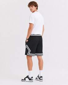 Nike Jordan Sport UP+ 2 In 1 Fitness Running Three-Point Leggings Basketball Shorts Men's Black - Black - View 7