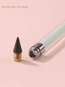 1 buah Pensil "Eternal", Tanpa Tinta/Tidak Perlu Diasah, Desain Segar dan Ringan, Cocok untuk Musim Kembali ke Sekolah, Dapat Digunakan untuk Menggambar, Membuat Sketsa, dan Menulis bagi Siswa. Tersedia Berbagai Gaya. - pensil - View 4