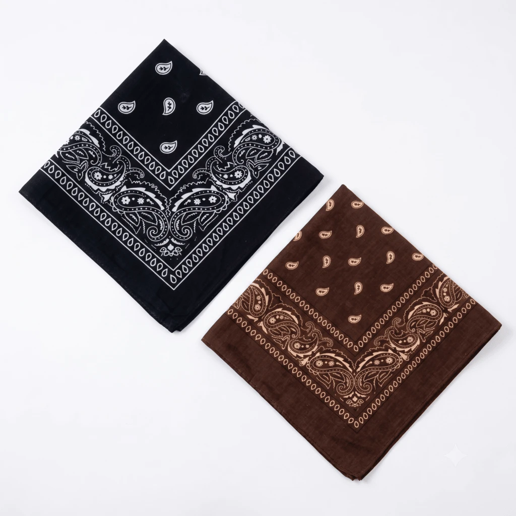 Premium Printed Bandana Scarf - Classic Style And Total Versatility - Kit de 2 unidades_.MA.PRE - Ver 1