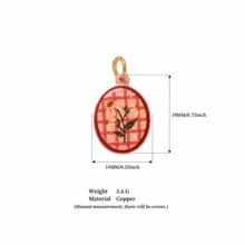 1pc DIY Colorful Summer Oil Drop Cute Animal & Plant Pendant Necklace, Fashion Pastoral Style, Dopamine Style Fashion Necklace, Stainless Steel Vacuum Plated 18k Gold, Displaying Women's Fashion Charm Item, Pendant For Jewelry Making, High-End Jewelry, Stainless Steel Accessory - Multicolor - View 40