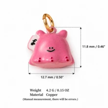 1pc DIY Colorful Summer Oil Drop Cute Animal & Plant Pendant Necklace, Fashion Pastoral Style, Dopamine Style Fashion Necklace, Stainless Steel Vacuum Plated 18k Gold, Displaying Women's Fashion Charm Item, Pendant For Jewelry Making, High-End Jewelry, Stainless Steel Accessory - Multicolor - View 28