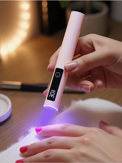 LED Nail Lamp, Gel Nail Polish Dryer, Tabletop MiniHandheld UV Nail Lamp With Nail Lamp Stand,Wearable Nail Dryer, 200mAh Rechargeable USB, FastCuring Gel Nail Polish, Nail Polish, Glue And Photos,DIY Nail Art Tool, Nail Supplies