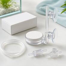 Aquarium Luftstein Blasen Disc Set, leiser Nano Sauerstoff Diffusor mit Steuerventil, feiner Bubbler für Fischbecken, Pflanzen Aquarium und Hydroponik, robuste Belüftung in 35mm 60mm 100mm Größen mit - 100 mm - Übersicht 7