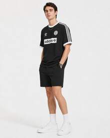 Adidas Originals Classic Sports Collection Loose Crew Neck Pullover Short Sleeve T-Shirt For Men - Black - View 7