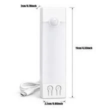 1pc LED Motion Sensor Wall Light, Wireless Night Light, Bedside Lamp, Decorative Light, Suitable For Kitchen, Bedroom, Cabinet, Wardrobe, Staircase Lighting, Home Decor, Kitchen Accessories, 400mAh - Type a - View 3