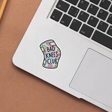 Bad Knees Club, Self-Deprecating In A Lighthearted And Cute Way With Fellow Enthusiasts, Waterproof Vinyl Sticker - Durable Smooth Surface, Self-Adhesive Bumper Sticker, Suitable For Cars, Windows, Laptops, Trucks, Water Bottles - Versatile Durable Design, Car Sticker - Vinyl - View 5