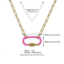 1pc DIY Colorful Summer Oil Drop Cute Animal & Plant Pendant Necklace, Fashion Pastoral Style, Dopamine Style Fashion Necklace, Stainless Steel Vacuum Plated 18k Gold, Displaying Women's Fashion Charm Item, Pendant For Jewelry Making, High-End Jewelry, Stainless Steel Accessory - Multicolor - View 39
