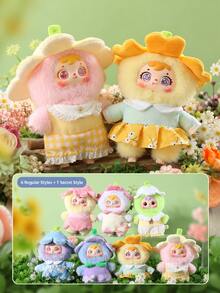 Authentic BEAUTY AN OPTIMEL Samuel Blind Box Series Flower Shadow Flowing Light Doll Blind Box, 6 Regular Styles + 1 Hidden Style, Flower Fairy Design, Movable Eyes Collectible Figurine Pendant, Birthday Holiday Gift For Girls Students [Non-Plush Filled] - Multicolor - View 3