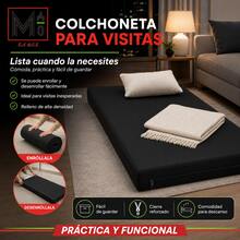 Single Mattress 190x60x10 - Black - View 7