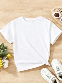 Children's Clothing, Girls' Outfits, Girls' Sets, Women's Outfits, Boys' Outfits, Girls' Clothing, Tops For Teenagers, Girls' Clothing, Blouses For Girls,  Blouses For Young Women - 白色 - 查看 4