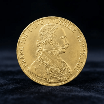عملة تذكارية نمساوية 4 دوكات من عام 1915، عملة تذكارية من سبيكة معدنية، عملة مقلدة، قطر تقريبي 40 ملم، عملة تقليدية رقيقة، سمك تقريبي 1.1-1.3 ملم، مادة سبيكة نحاسية، عملة قابلة للجمع