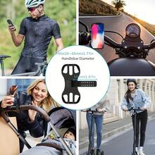 1pc Upgraded 360° Rotatable Bicycle And Motorcycle Phone Holder, Bicycle Navigation-Free System, Motorcycle Mounting Bracket, Height Adjustable Mounting Clamp And Detachable Design, Suitable For All Smartphones, Easy Installation - Black - View 5