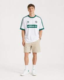 Adidas Originals Classic Sports Collection Stylish Loose Crew Neck Pullover Short Sleeve T-Shirt For Men - White - View 7