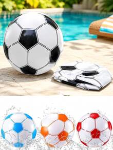 (Extra Large) Football Themed Inflatable Beach Ball - Perfect For Summer Water Activities And Birthday, Pool, Beach And Hawaiian Themed Parties - Multicolor a - View 9