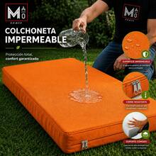 Single Mattress 190x60x10 - Orange - View 8