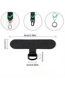 1pc Premium Anti-Theft Universal Phone Lanyard, Wrist Strap, 360° Rotatable, Crossbody, With Adjustable Self-Locking Buckle, Durable, Multiple Colors Available - A - View 8