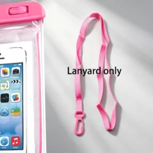 Luminous Glow Waterproof Phone Pouch, Touchscreen Face Unlock, Transparent Waterproof Phone Case For Swimming & Drifting, Waterproof Phone Seal Case, Beach Essential, Beach Accessory, Pool Float - Pink - View 5