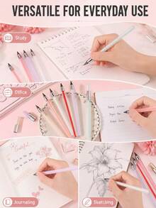 1 buah Pensil "Eternal", Tanpa Tinta/Tidak Perlu Diasah, Desain Segar dan Ringan, Cocok untuk Musim Kembali ke Sekolah, Dapat Digunakan untuk Menggambar, Membuat Sketsa, dan Menulis bagi Siswa. Tersedia Berbagai Gaya. - pensil - View 3