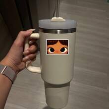 Cartoon Big Eyes, Suitable For Sad, Upset, Vulnerable Moments - Waterproof Vinyl Stickers - Durable Smooth Surface, Self-Adhesive Bumper Stickers, Suitable For Cars, Windows, Laptops, Trucks, Water Bottles - Multi-Purpose Durable Design, Car Stickers - Vinyl - View 6