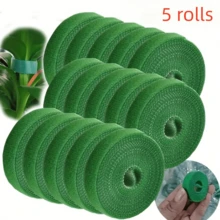 5/10 Rolls Self-Adhesive Plant Tie Straps, Nylon Hook And Loop One-Piece Hook And Loop, Secure Vines, Flowers And Trees, Wind And Rain Resistant Durable Straps, Adjustable And Reusable, Suitable For Potted Plant Shaping, Tomato Cages, Fences Indoor And Outdoor Use - Width 10mm - View 8