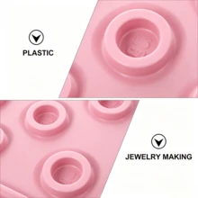 2pcs Pink Bracelet Design Tray - Beading Tool, DIY Bracelet Design Tray, Bracelet Beading Measurement Scale Display Tray, Suitable For Jewelry Beading, Easily Design Bracelet Works - Pink - View 4