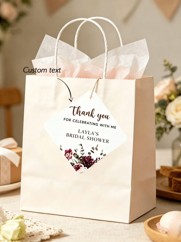 Thẻ quà tặng đám cưới tùy chỉnh, thẻ quà tặng tùy chỉnh, thẻ quà tặng và trang trí sự kiện Giáng sinh & Halloween tùy chỉnh, thiệp cảm ơn cá nhân hóa, đồ trang trí tiệc tùy chỉnh, nhãn quà tặng cho khách mời.