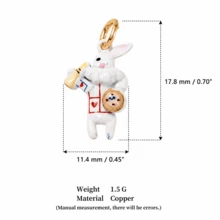 1pc DIY Colorful Summer Oil Drop Cute Animal & Plant Pendant Necklace, Fashion Pastoral Style, Dopamine Style Fashion Necklace, Stainless Steel Vacuum Plated 18k Gold, Displaying Women's Fashion Charm Item, Pendant For Jewelry Making, High-End Jewelry, Stainless Steel Accessory - Multicolor - View 29