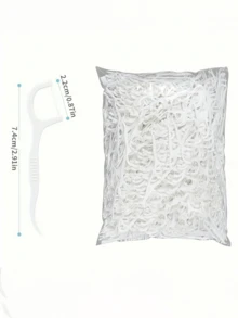 Pacote Combo de Fio Dental 500/300/100/50/5 Peças, Fio Dental de Limpeza Profunda, Cuidados Orais Adequados, Fio Dental Descartável e Portátil, Essencial para Viagens e Uso Diário, Ferramenta de Limpeza de Dentes, Escova de Dentes de Viagem, Acessórios Odontológicos - Multicolorido - Visão 7