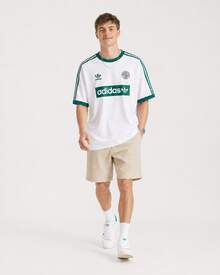 Adidas Originals Classic Sports Collection Stylish Loose Crew Neck Pullover Short Sleeve T-Shirt For Men - White - View 9