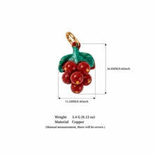 1pc DIY Colorful Summer Oil Drop Cute Animal & Plant Pendant Necklace, Fashion Pastoral Style, Dopamine Style Fashion Necklace, Stainless Steel Vacuum Plated 18k Gold, Displaying Women's Fashion Charm Item, Pendant For Jewelry Making, High-End Jewelry, Stainless Steel Accessory - Multicolor - View 22