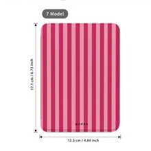 GIIPPA 1件粉色條紋Kindle保護殼附手提帶，適合情人節/聖誕節送給愛書人的禮物，自動喚醒/睡眠電子閱讀器保護套，相容Kindle Paperwhite 5/6/7/10/11/12、Kindle Colorsoft 1st Gen、Basic Kindle 8/10/11 所有Kids Edition與Signature Edition - 彩色 - 查看 9