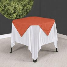 Set Of 20 White Tablecloths 1.5x1.5m + Colorful Table Runners - 屋頂的瓦片 - 查看 3