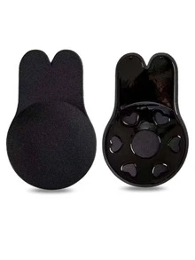 4pcs/2pcs Washable Bunny Ears Silicone Invisible Bra Self-Adhesive Sports Push-Up Bra Stickers - Multicolor - View 24