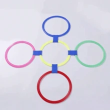 Improves Agility Speed & Coordination Colorful Hopping Rings Jump Grid Training Circles For Soccer Football Agility Ladder Alternative Outdoor Indoor Sports Exercise Equipment Random Colors - Multicolor - View 9