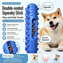 Cross-Border New Chew Squeaky Teething Stick Toothbrush Dog Toy, Cleans Teeth Interactive Pet Toy - Multicolor - View 7